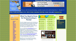 Desktop Screenshot of homeschoolingflorida.com